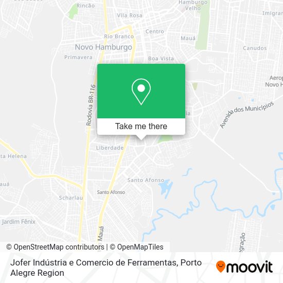 Jofer Indústria e Comercio de Ferramentas map