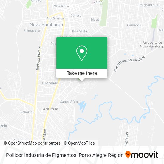 Pollicor Indústria de Pigmentos map