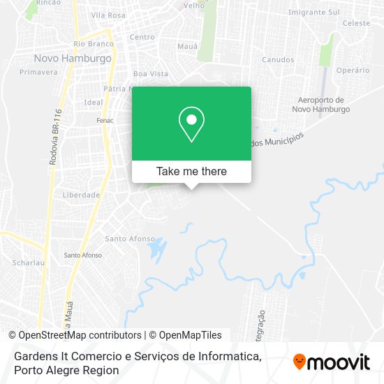 Gardens It Comercio e Serviços de Informatica map