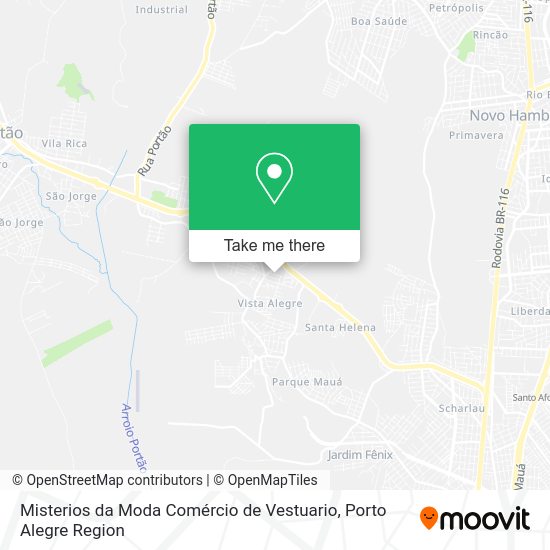 Misterios da Moda Comércio de Vestuario map