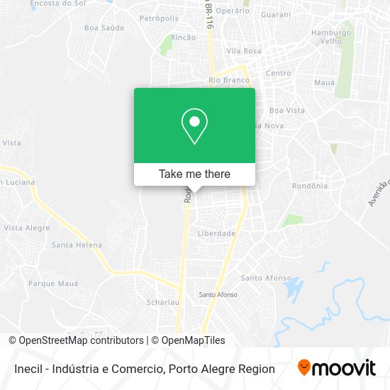 Inecil - Indústria e Comercio map