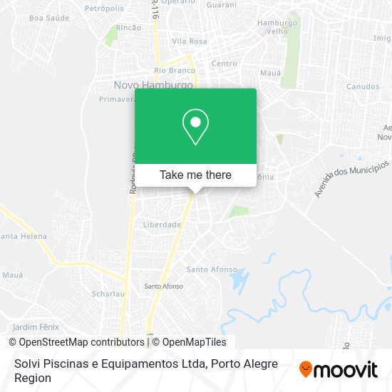 Solvi Piscinas e Equipamentos Ltda map