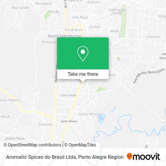 Aromatic Spices do Brasil Ltda map