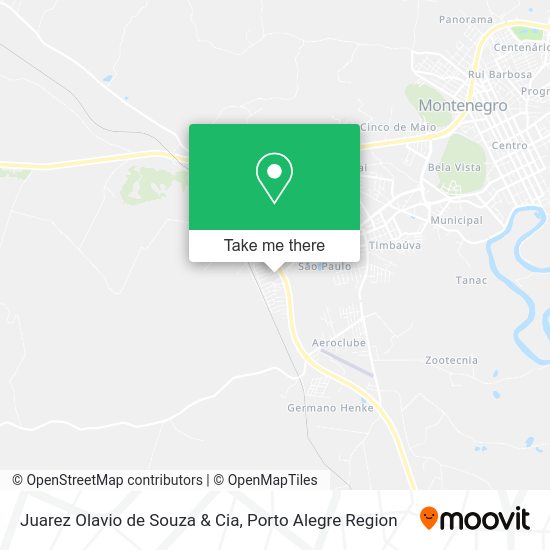 Juarez Olavio de Souza & Cia map