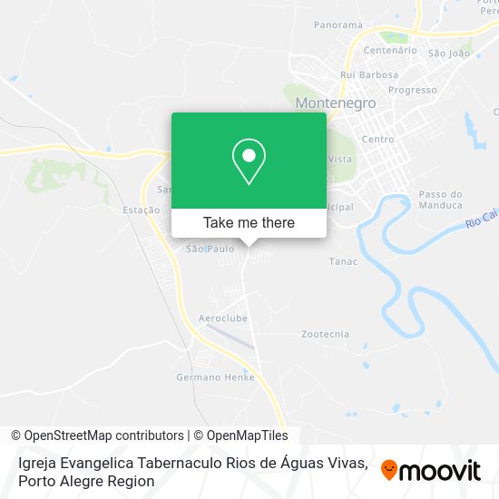 Igreja Evangelica Tabernaculo Rios de Águas Vivas map