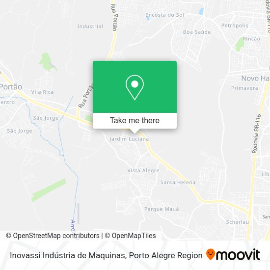 Inovassi Indústria de Maquinas map