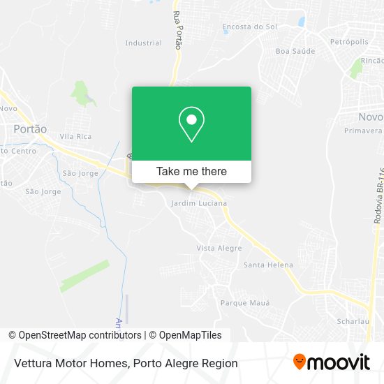 Vettura Motor Homes map