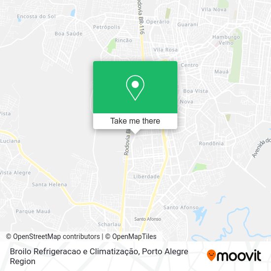 Broilo Refrigeracao e Climatização map