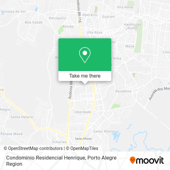Condomínio Residencial Henrique map