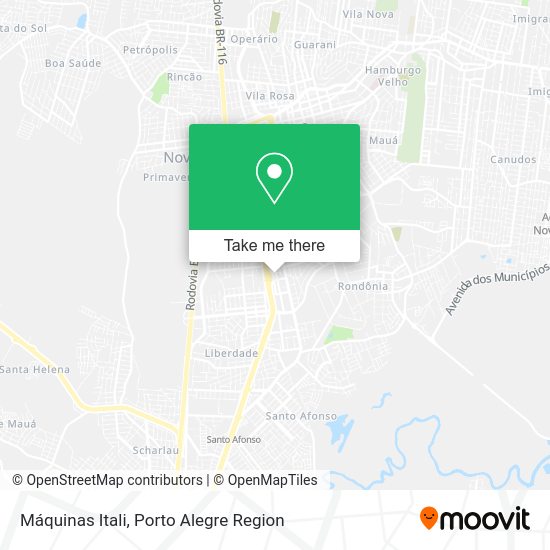 Máquinas Itali map