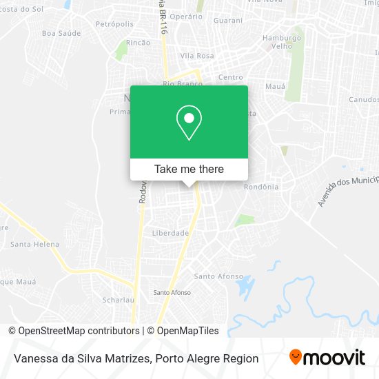 Vanessa da Silva Matrizes map