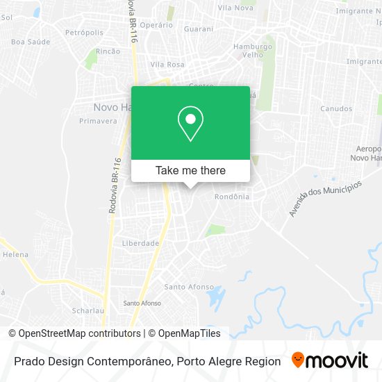 Prado Design Contemporâneo map
