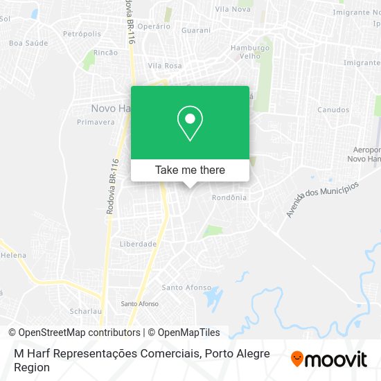 M Harf Representações Comerciais map