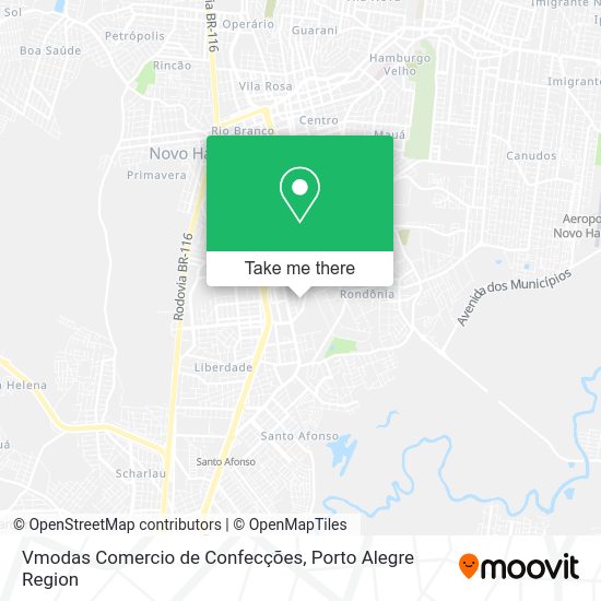 Vmodas Comercio de Confecções map