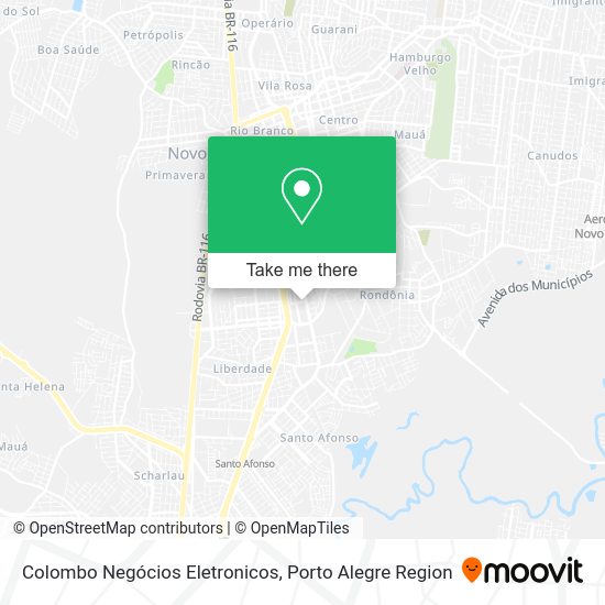 Colombo Negócios Eletronicos map