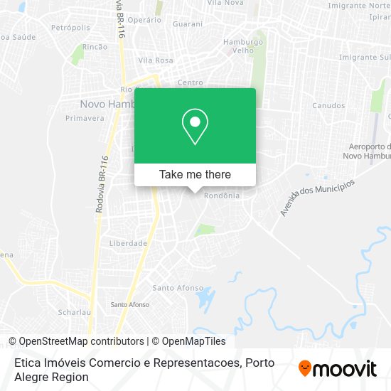 Etica Imóveis Comercio e Representacoes map