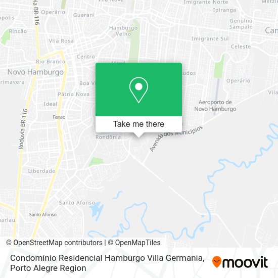 Condomínio Residencial Hamburgo Villa Germania map