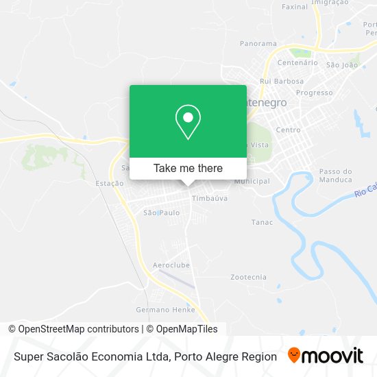 Super Sacolão Economia Ltda map