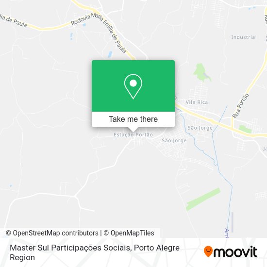 Master Sul Participações Sociais map