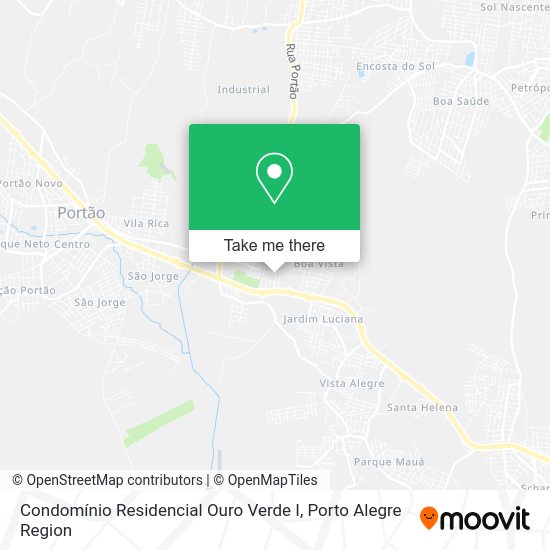 Condomínio Residencial Ouro Verde I map