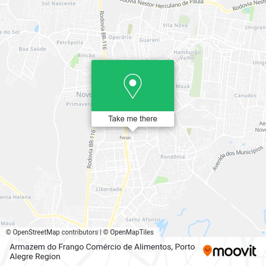 Armazem do Frango Comércio de Alimentos map
