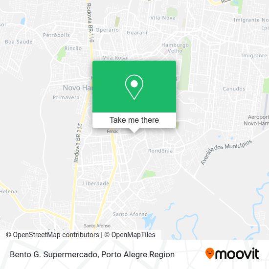 Bento G. Supermercado map