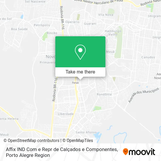 Affix IND Com e Repr de Calçados e Componentes map