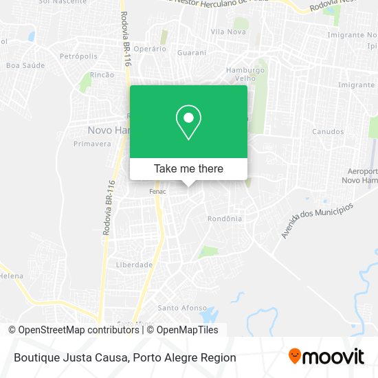 Boutique Justa Causa map