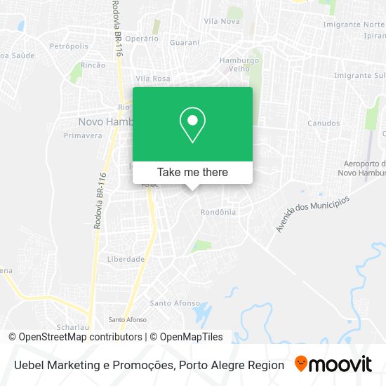 Uebel Marketing e Promoções map