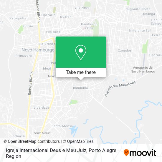 Igreja Internacional Deus e Meu Juiz map