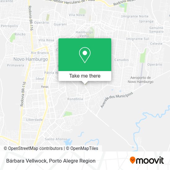 Bárbara Vellwock map