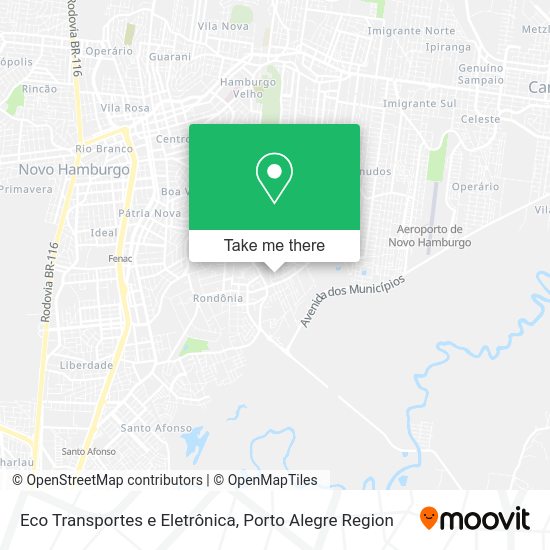 Eco Transportes e Eletrônica map