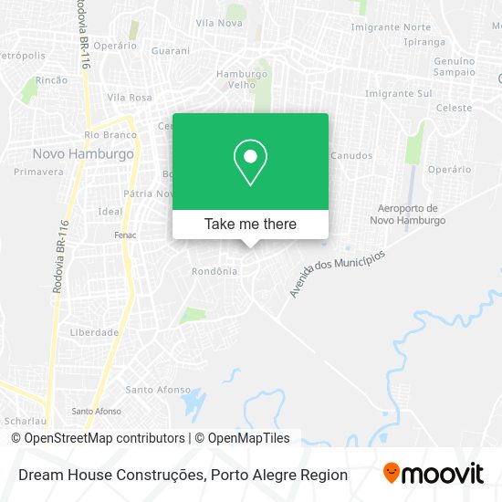 Dream House Construções map
