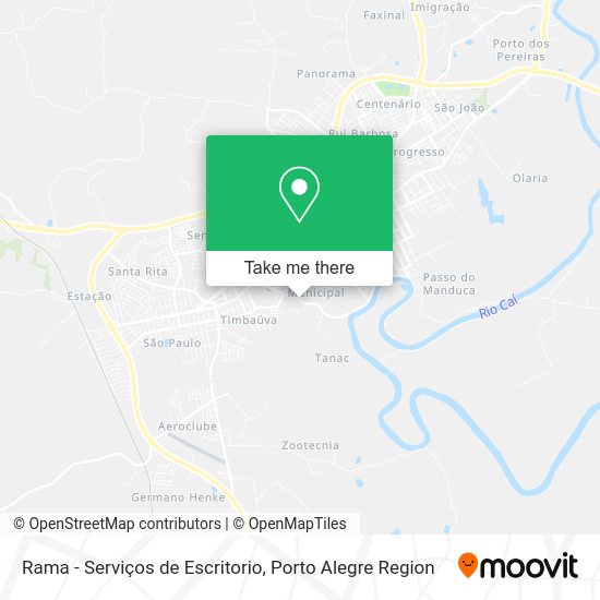 Rama - Serviços de Escritorio map