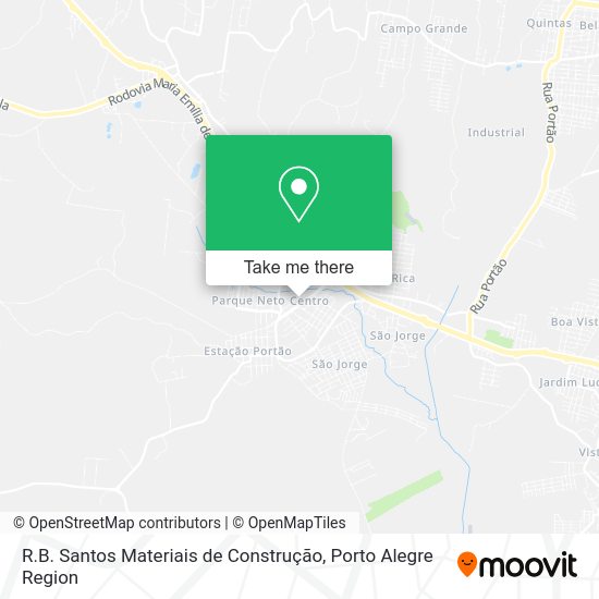 R.B. Santos Materiais de Construção map