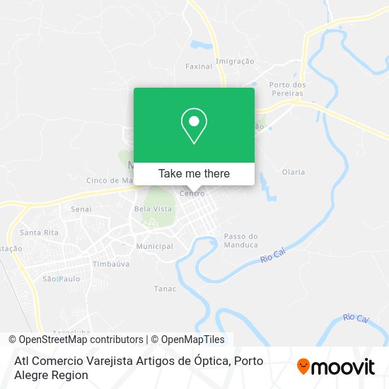 Atl Comercio Varejista Artigos de Óptica map