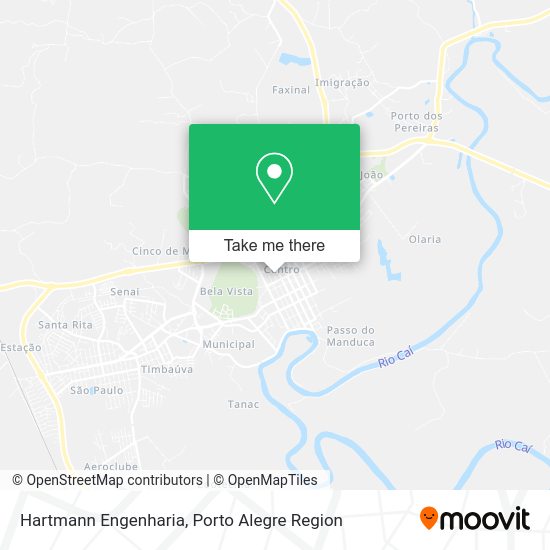 Hartmann Engenharia map