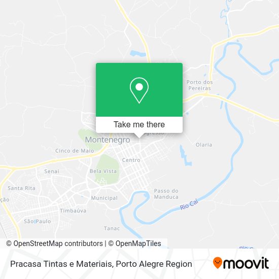 Pracasa Tintas e Materiais map