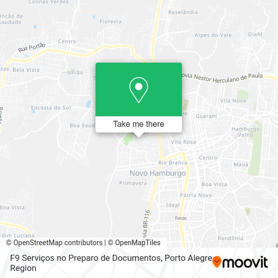 F9 Serviços no Preparo de Documentos map