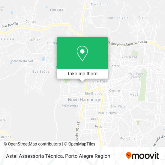 Astel Assessoria Técnica map