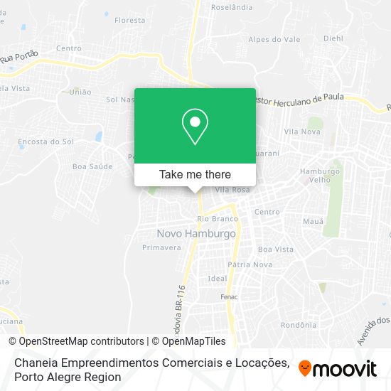 Chaneia Empreendimentos Comerciais e Locações map