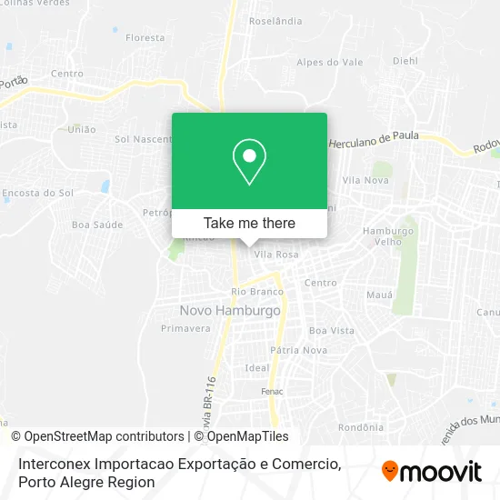 Interconex Importacao Exportação e Comercio map