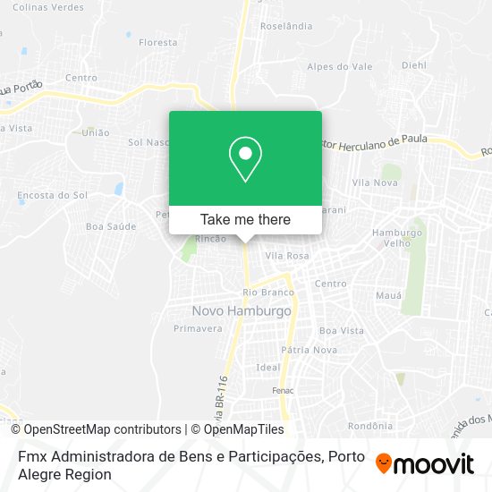 Fmx Administradora de Bens e Participações map