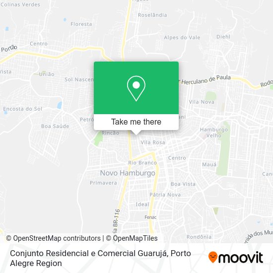 Conjunto Residencial e Comercial Guarujá map