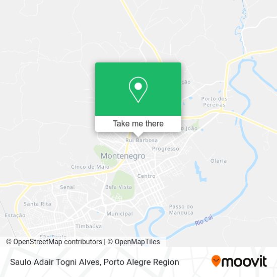 Saulo Adair Togni Alves map