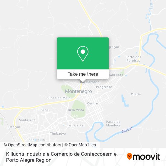 Killucha Indústria e Comercio de Confeccoesm e map