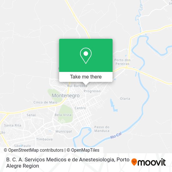 B. C. A. Serviços Medicos e de Anestesiologia map