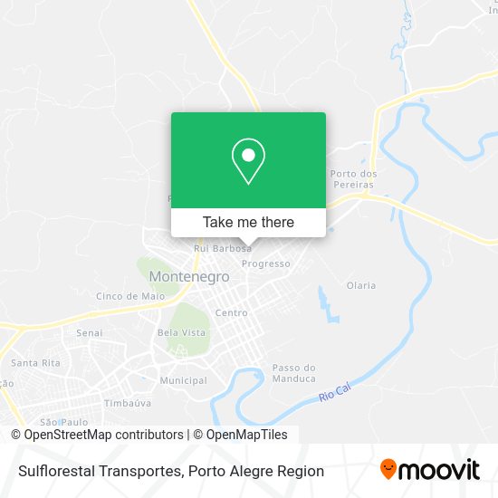 Sulflorestal Transportes map