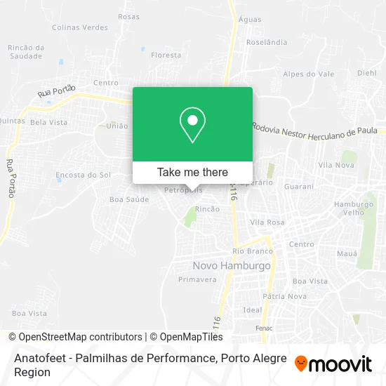 Anatofeet - Palmilhas de Performance map