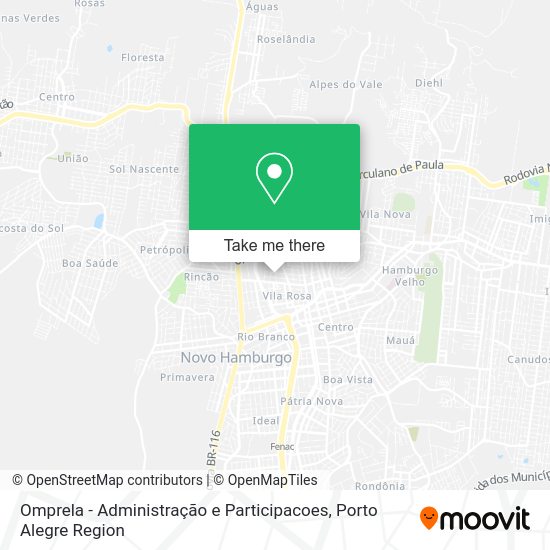 Omprela - Administração e Participacoes map
